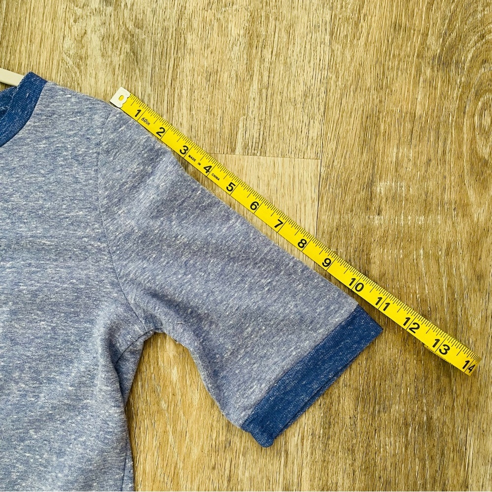 WONDERLAND Blue Short Sleeve Knit Top - Picture 12 of 12